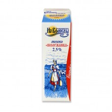 Молоко питьевое пастеризованное 2,5% Вологжанка 970 мл (1000 гр) - Дикси